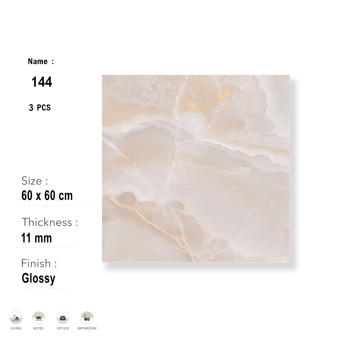 Marble Glossy 144